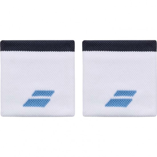 MUNHEQUEIRA BABOLAT LOGO CURTA - WHITE/DRIVE BLUE